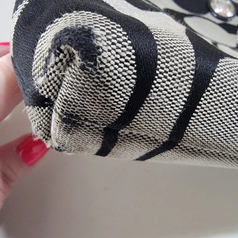 Coach Black and Cream Designer Crossbody Bag